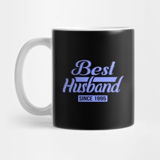 'Best Husband Since 1995' Sweet Wedding Anniversary Gift Mug